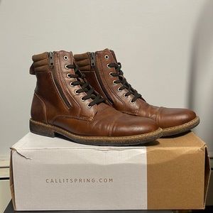 Call It Spring Lined Combat Boots Size 9.5